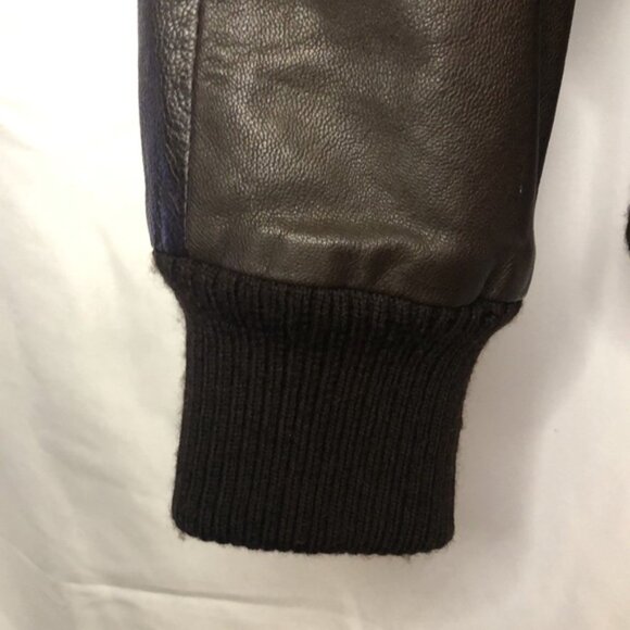 J. CREW brown genuine leather jacket. Size Small. - Picture 7 of 13